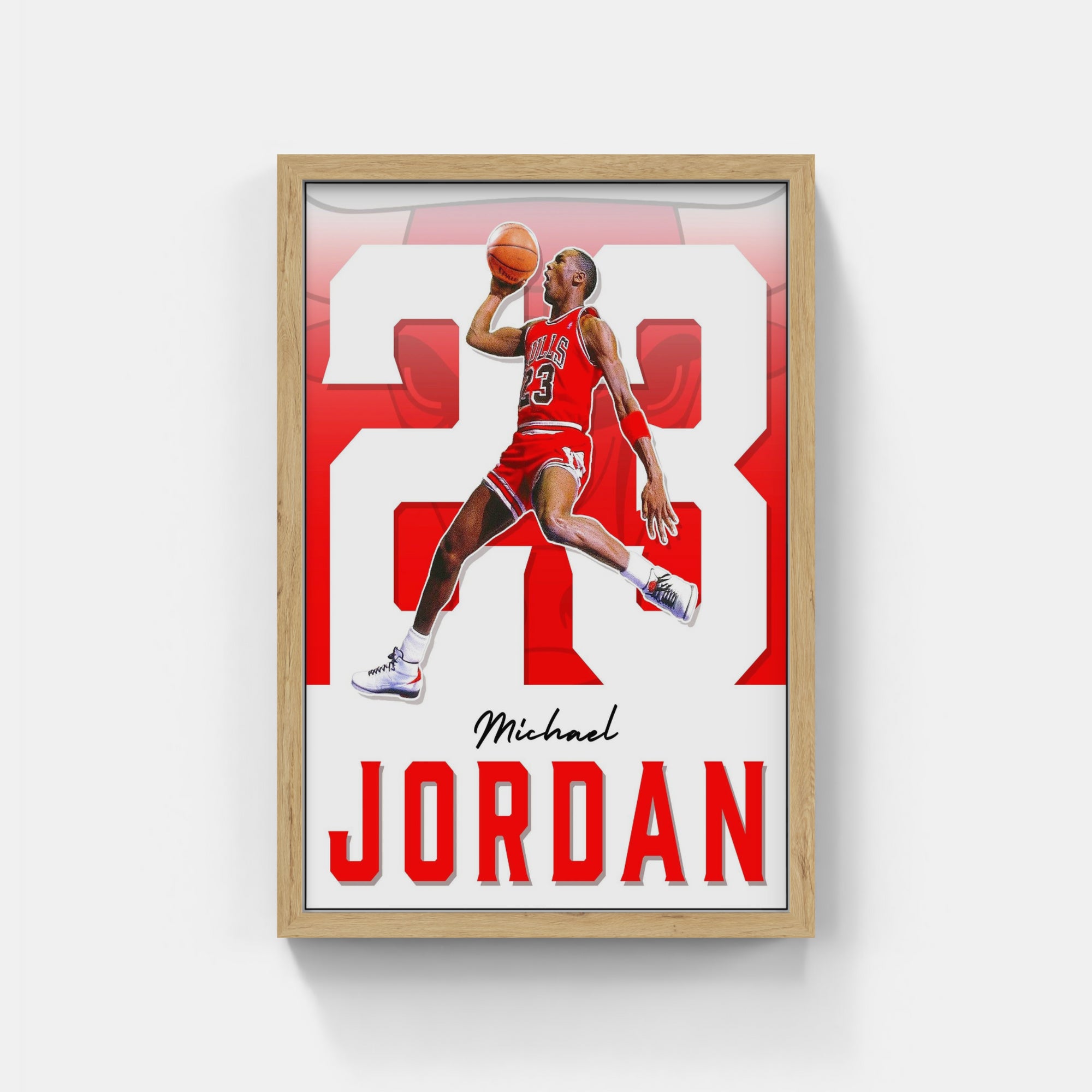 Plakat - Michael Jordan i bevægelse - admen.dk