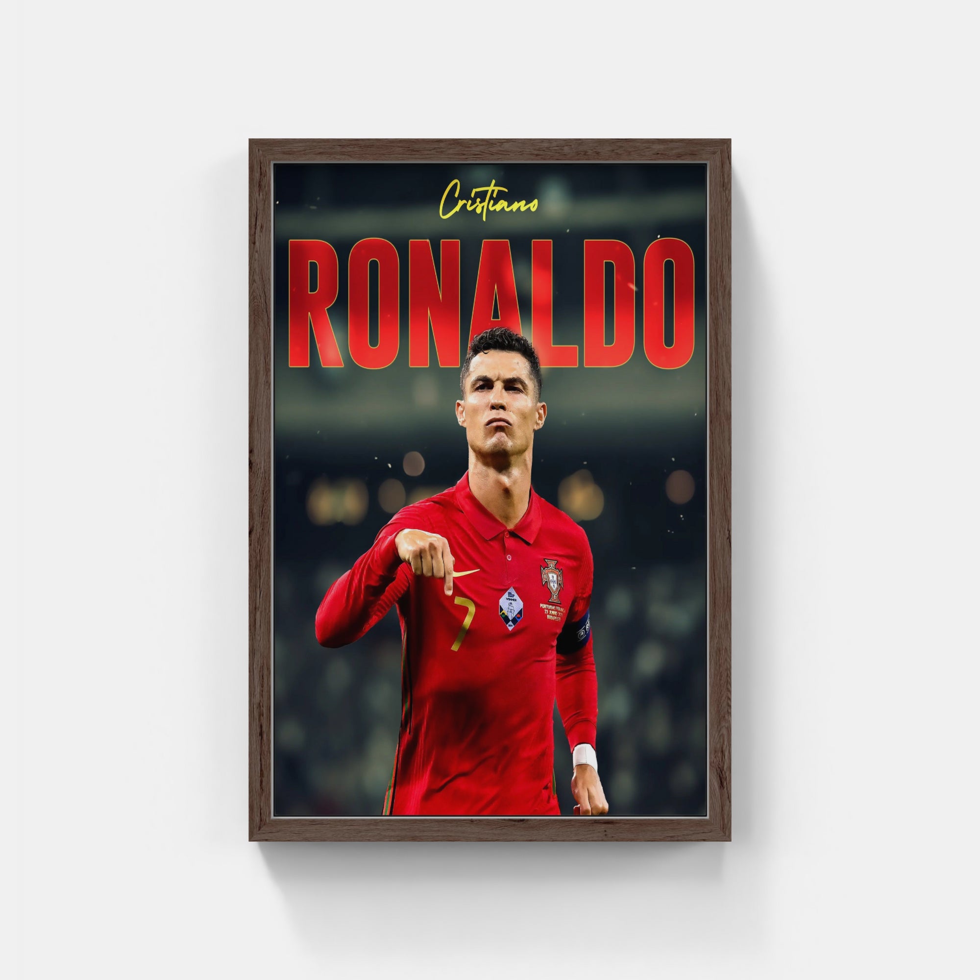 Plakat - Cristiano Ronaldo kunst - admen.dk