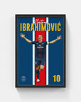 Plakat - Zlatan Ibrahimović - admen.dk