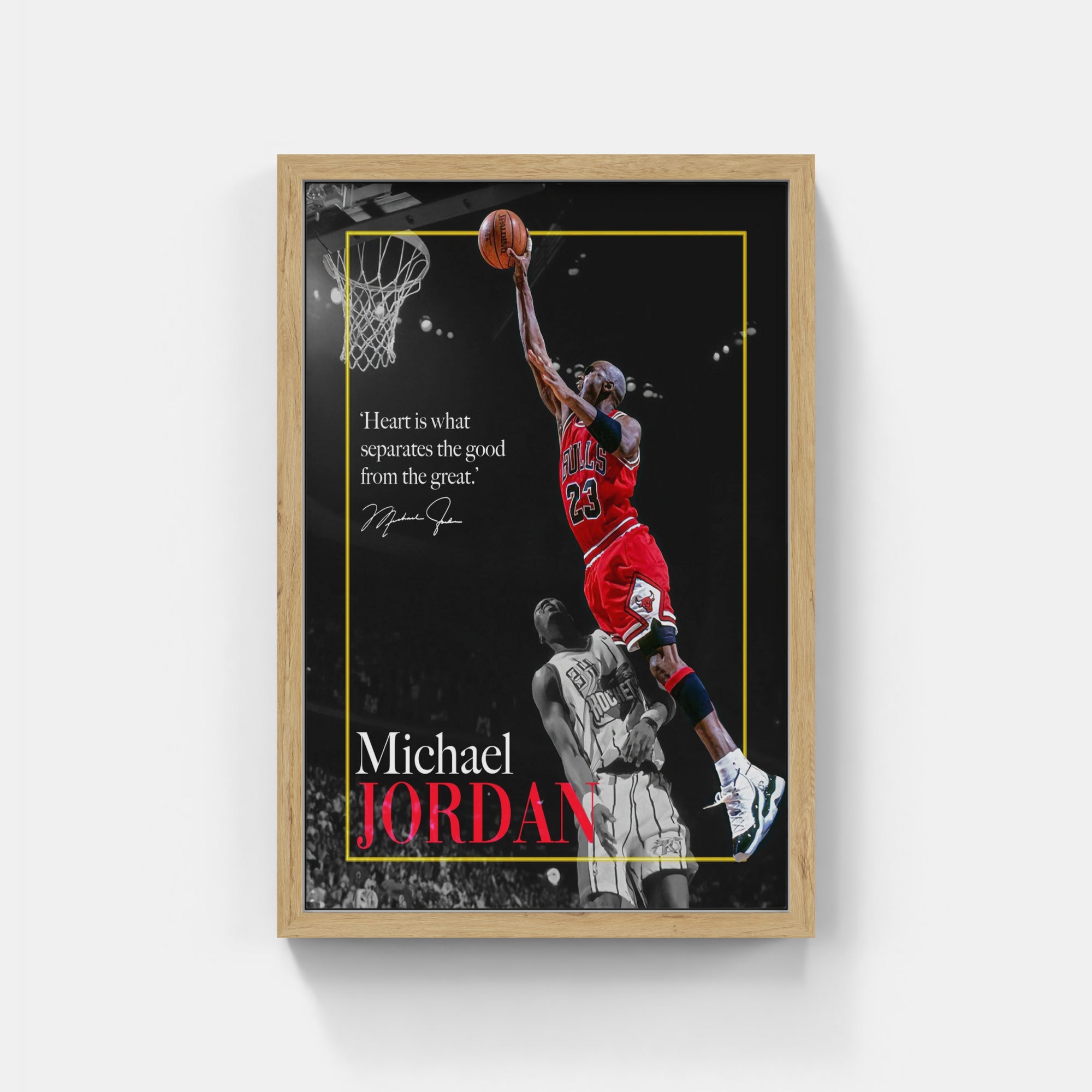 Plakat - Michael Jordan i aktion - admen.dk