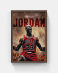 Plakat - Michael Jordan i jubel - admen.dk