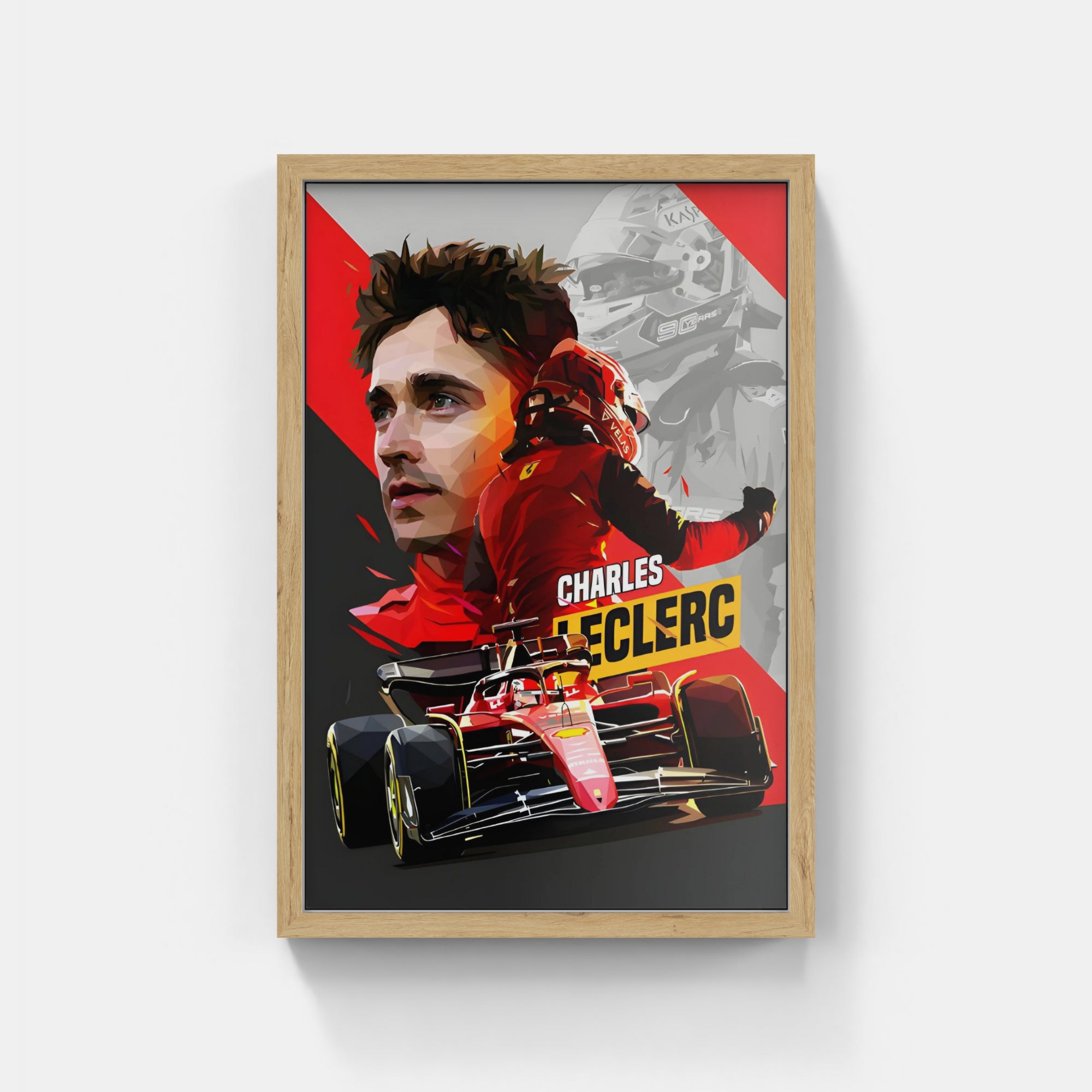 Plakat - Charles Leclerc style - admen.dk