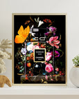 Plakat - Chanel Coco Noir, flower kunst