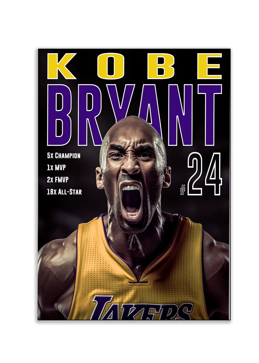 Plakat - Kobe Bryant style - admen.dk