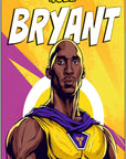 Plakat - Kobe Bryant superhelt - admen.dk