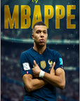 Plakat - Kylian Mbappe - admen.dk