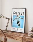 Plakat - Leo Messi i grafisk look - admen.dk