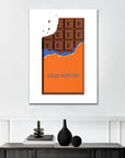 Plakat - Louis Vuitton chocolate bite - admen.dk