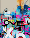 Canvas - Love kunst - admen.dk