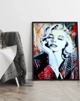 Plakat - Marilyn Monroe pop kunst - admen.dk