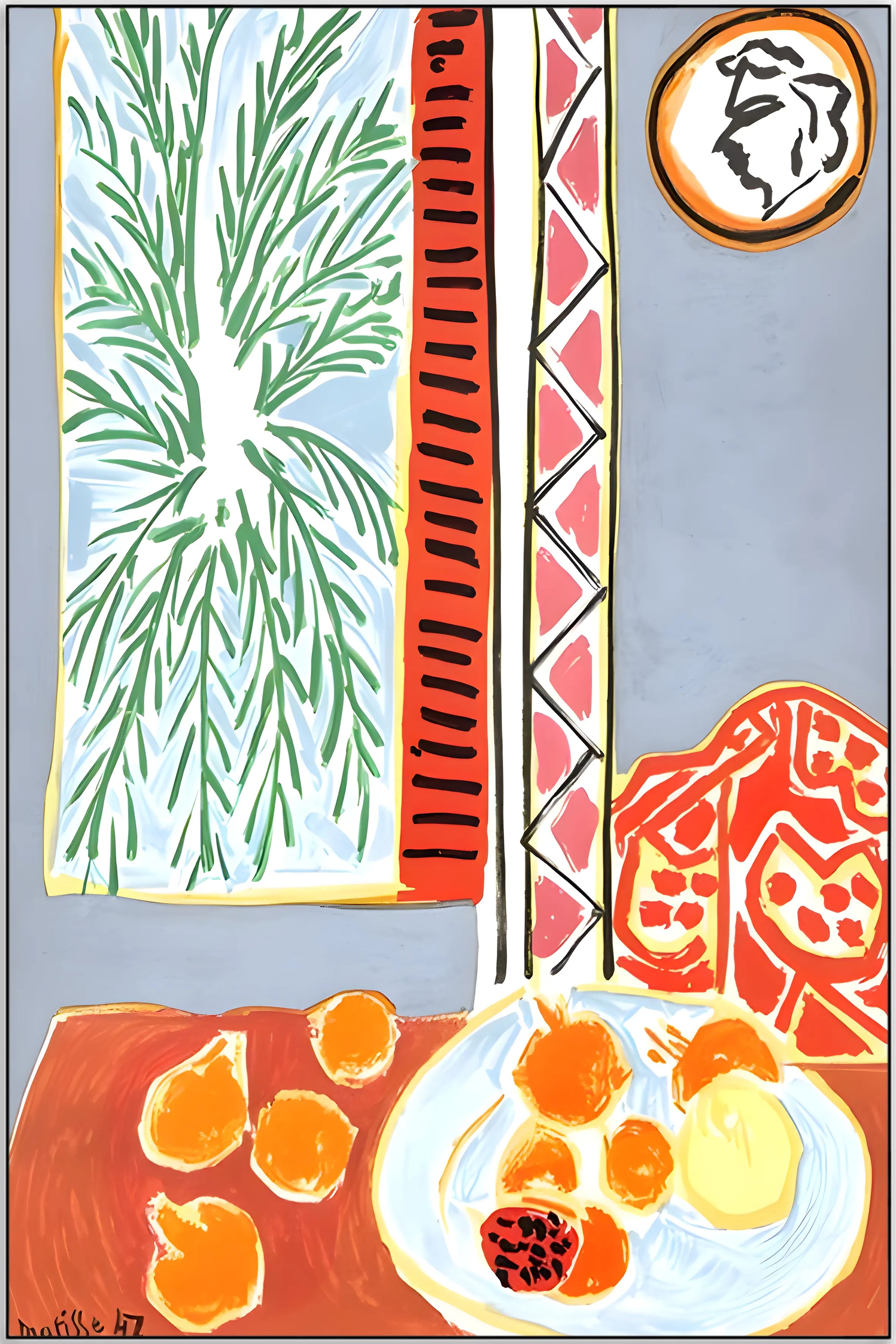 Plakat - Matisse - Mutural kunst - admen.dk