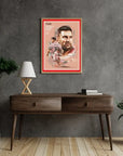 Plakat - Messi of the year kunst - admen.dk