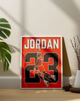 Plakat - Michael Jordan nr. 23 - admen.dk