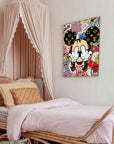 Plakat - Mickey love hate kunst - admen.dk