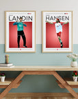 Plakat - Niklas Landin grafisk look