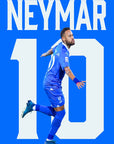 Plakat - Neymar Jr. og Al Hilal - admen.dk