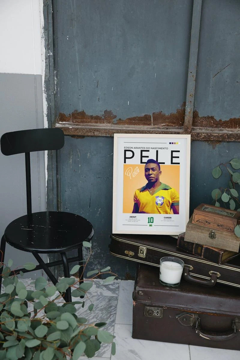 Plakat - Pele grafisk look - admen.dk