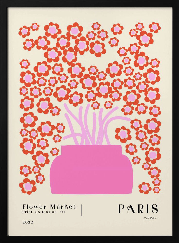 Plakat - Flower Market. Paris