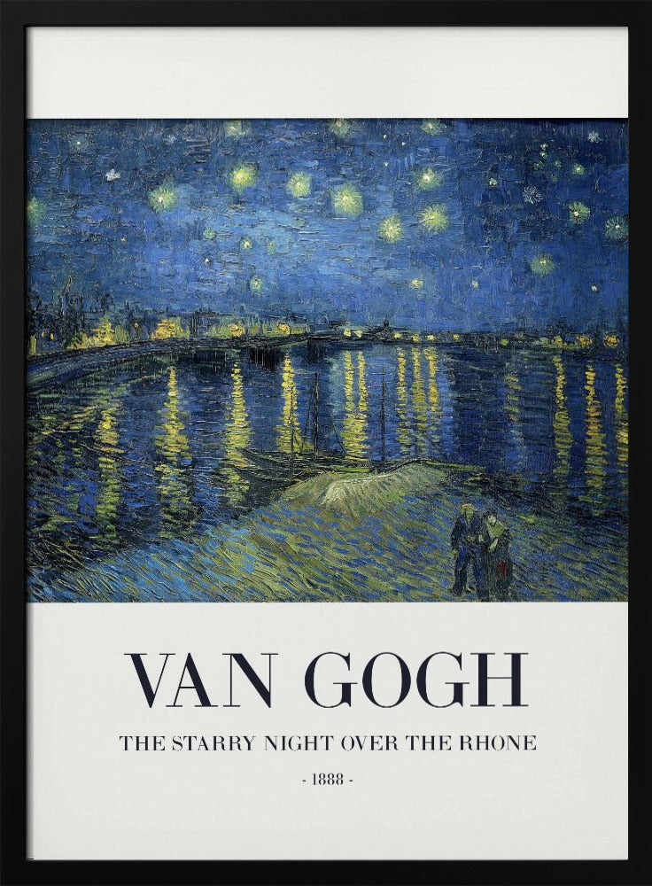 Plakat - The Starry Night Over The Rhone