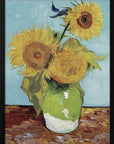 Plakat - Vase With Three Sunflowers