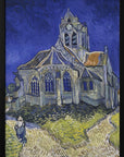 Plakat - Vincent Van Gogh's the Church At Auvers (1890)