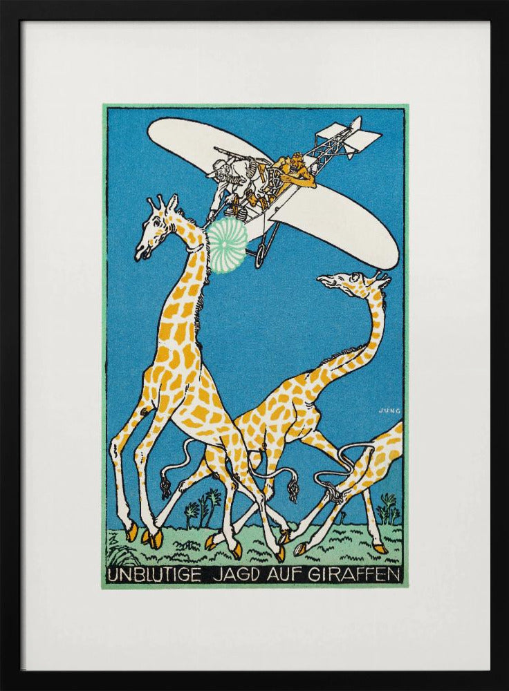 Plakat - Bloodless Giraffe Hunt