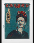 Plakat - Frida with Monkey