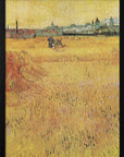 Plakat - Wheat Field With View of Arles (1888)