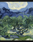 Plakat - Vincent Van Gogh's Olive Trees With the Alpilles In the Background (1889)