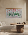 Plakat - Christmas tree farm sign