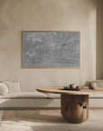 Plakat - Map of Winston Salem (NC, USA) in gray vintage style