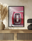 Poster - US classic car fair lane 1968 taillight abstract