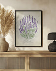 Plakat - Lavender vintage