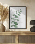 Plakat - Watercolor greenery branch