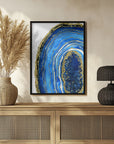 Plakat - Cobalt blue geode