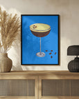 Poster - Espresso Martini Blue