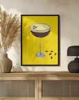 Plakat - Espresso Martini Buttercup Yellow