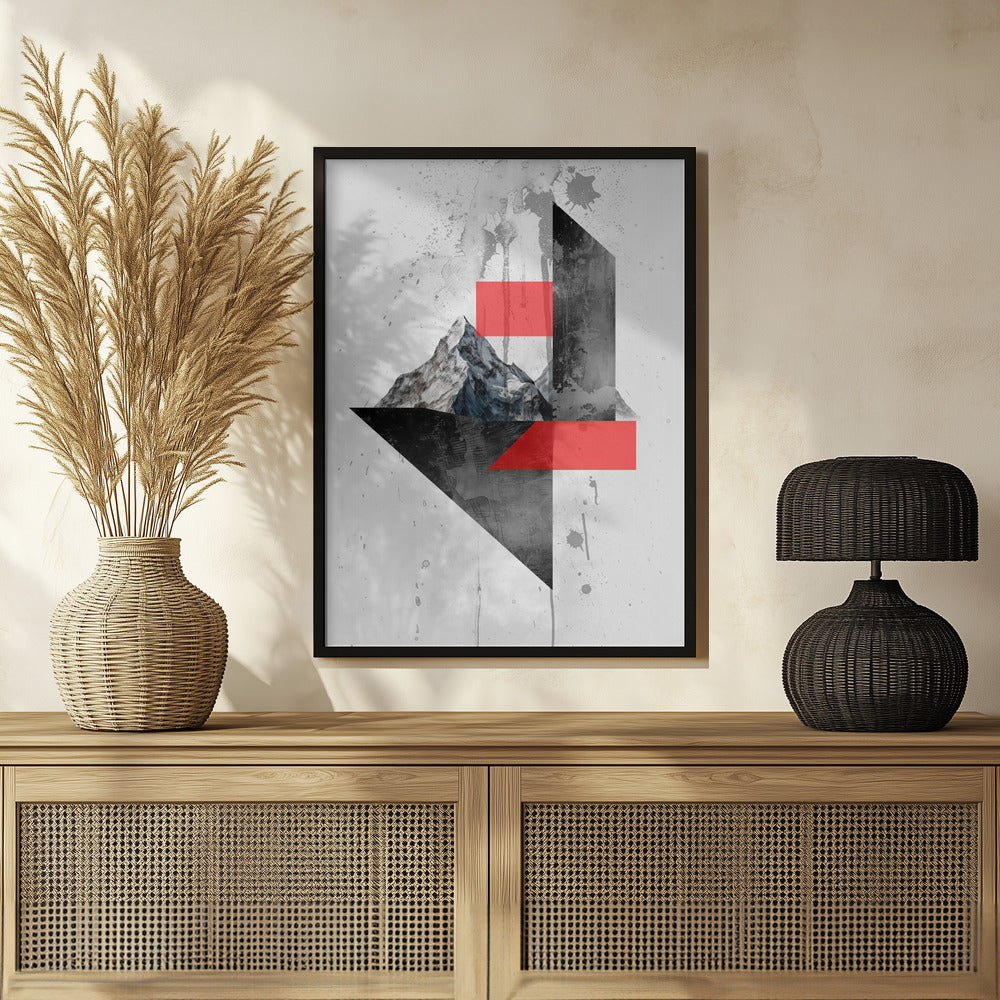 Plakat - Geometric Vintage Art 08