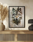 Poster - Wolf Wild Animal Vintage Illustration Art 01