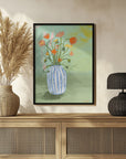 Plakat - The Striped Blue Vase