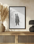 Plakat - Cat wants Dinner - funny cat art