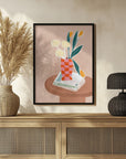 Poster - Checkered Vase