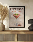 Plakat - Espresso Martini Cocktail Bar Decor