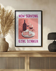 Plakat - Girl Dinner No 1