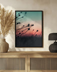 Plakat - Sunset Grass Fileld 01