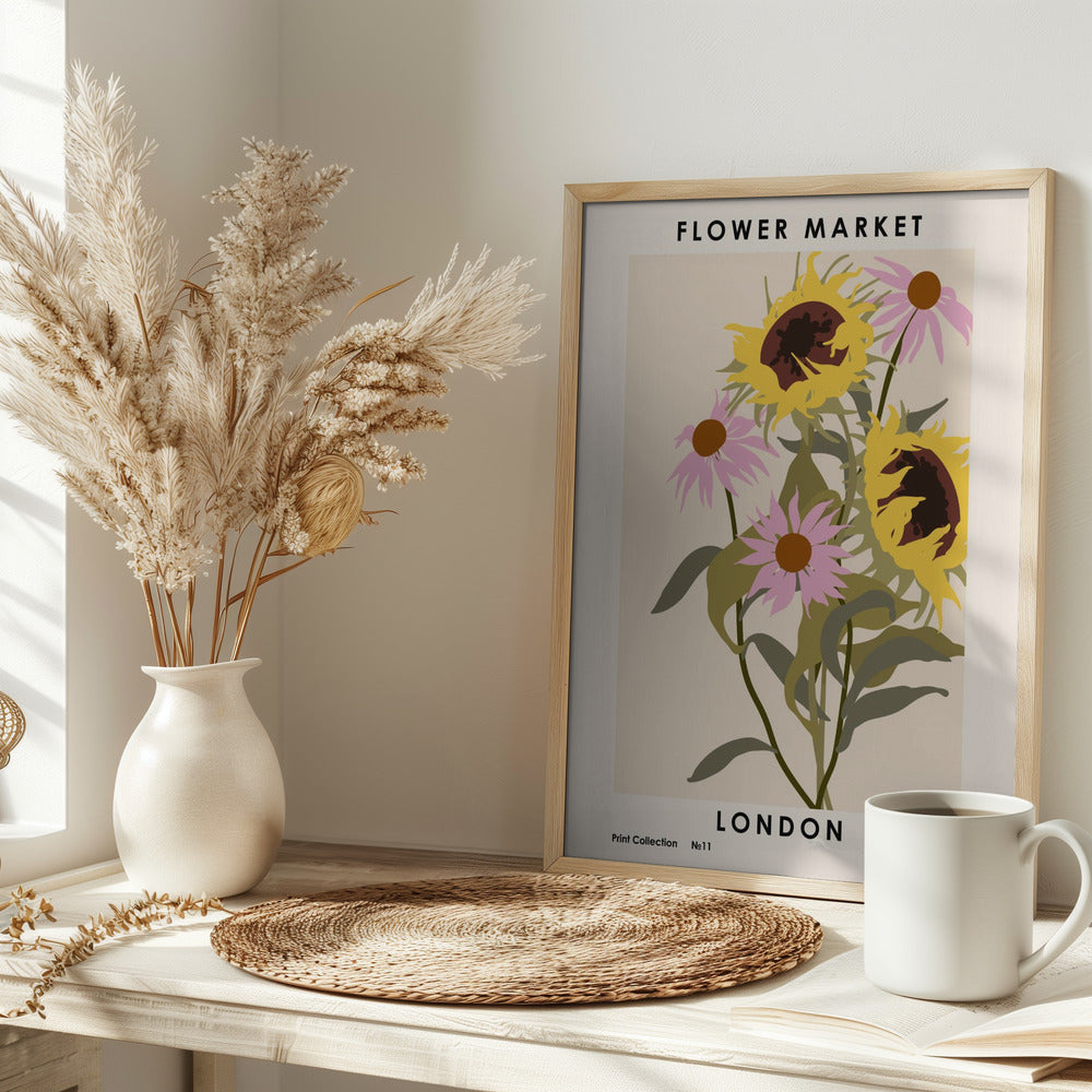 Plakat - Flower Market. London