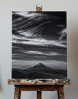 Canvas - Expressive clouds and Mt.Fuji