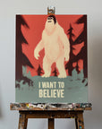 Canvas - I Want To Believe - Bigfoot