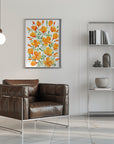 Plakat - Watercolor California poppies