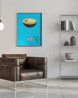 Plakat - Espresso Martini Sky Blue